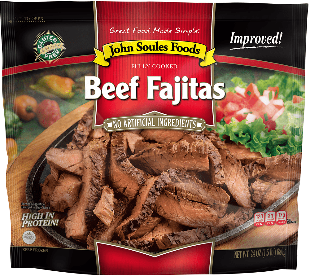 John Soules Foods Frozen Beef Fajitas