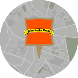 john soules food location pin on map
