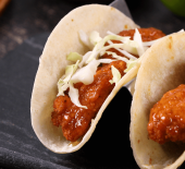 John Soules Foods Sweet and Spicy Orange Chicken Taco Step 4