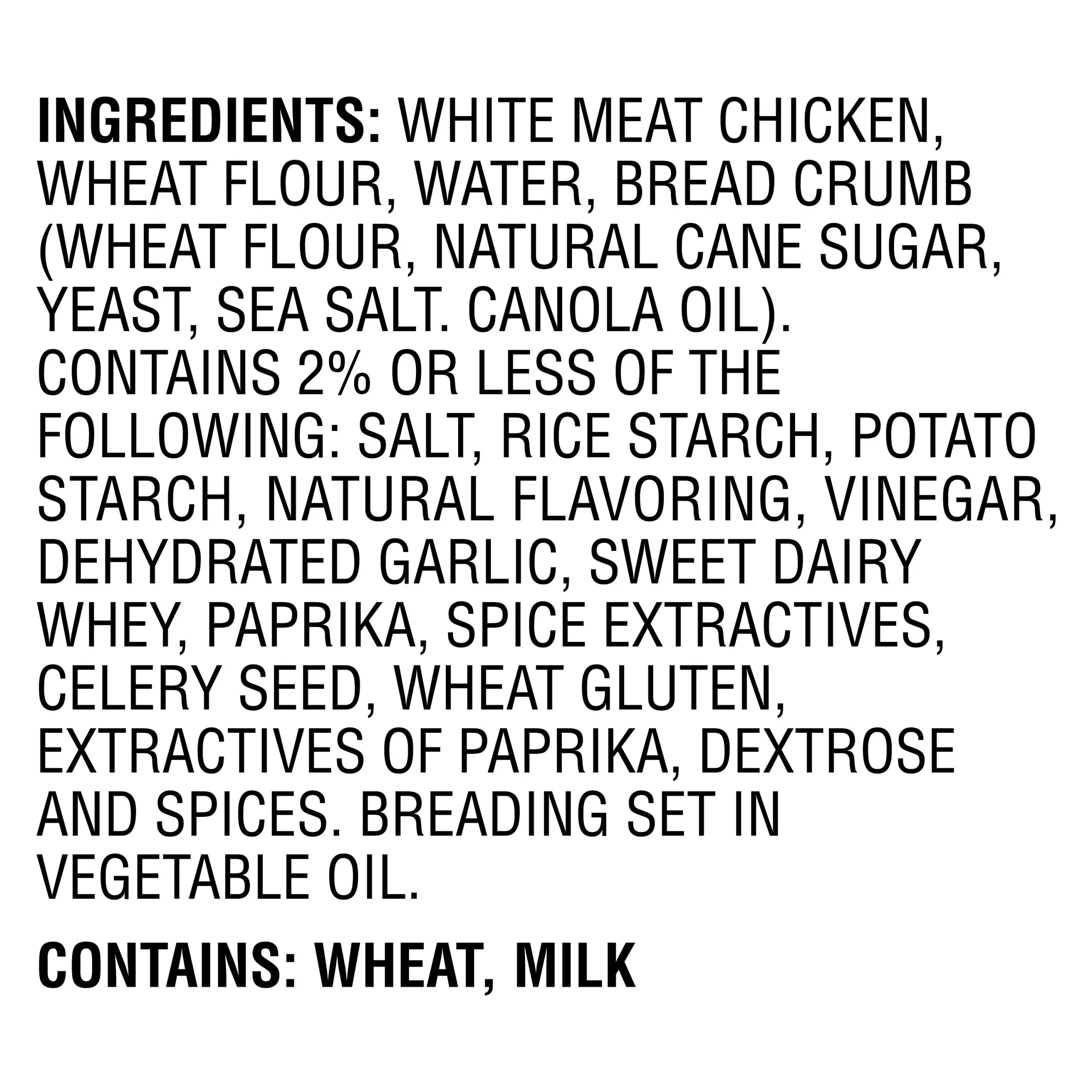 Ingredients List for Jurassic World Chicken Nuggets from John Soules Foods