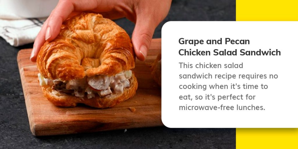Grape and Pecan Chicken Salad Sandwich