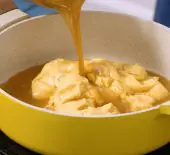 Making Creamy Chicken Potato Chowder